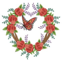 Red Roses Garden 07(Lg) machine embroidery designs