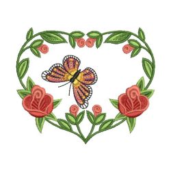 Red Roses Garden 14(Md) machine embroidery designs