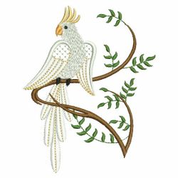 Crested Cockatoo 01(Sm) machine embroidery designs