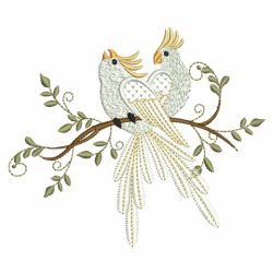 Crested Cockatoo 05(Md) machine embroidery designs