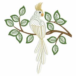 Crested Cockatoo 06(Md) machine embroidery designs