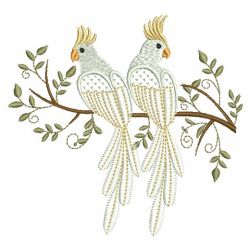 Crested Cockatoo 07(Lg) machine embroidery designs