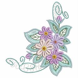 Heirloom Daisies machine embroidery designs