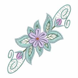 Heirloom Daisies 06 machine embroidery designs