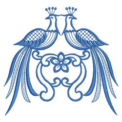 Bluework Birds 03(Lg) machine embroidery designs