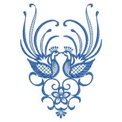 Bluework Birds 04(Lg) machine embroidery designs