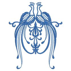 Bluework Birds 06(Lg) machine embroidery designs