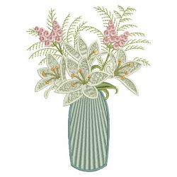 Blooming Lilies 10(Md) machine embroidery designs