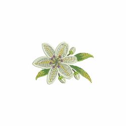 Blooming Lilies 11(Lg) machine embroidery designs