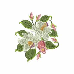 Blooming Lilies 12(Lg) machine embroidery designs