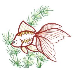 Vintage Goldfish 10(Md) machine embroidery designs