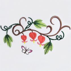 Bleeding Hearts 04 machine embroidery designs