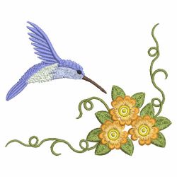 Elegant Hummingbirds 08(Md) machine embroidery designs