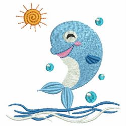 Cute Dolphins 2 03 machine embroidery designs
