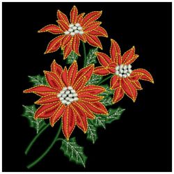 Poinsettia_Christmas Florals(Lg) machine embroidery designs