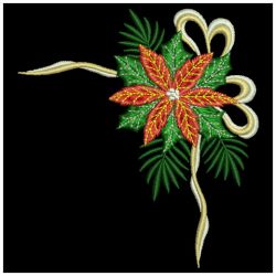 Poinsettia_Christmas Florals 05(Lg) machine embroidery designs