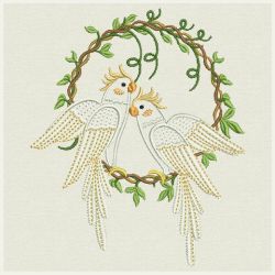 Crested Cockatoo 2(Sm) machine embroidery designs