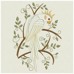 Crested Cockatoo 2 04(Lg) machine embroidery designs