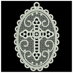 FSL Cross Ornaments 3 machine embroidery designs