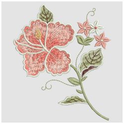 Hibiscus Delight 01(Md) machine embroidery designs