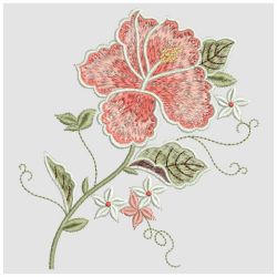 Hibiscus Delight 03(Sm) machine embroidery designs