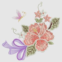 Hibiscus Delight 08(Lg) machine embroidery designs