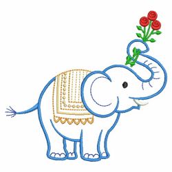Elephant Cuties 08(Md) machine embroidery designs