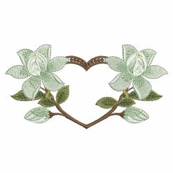 Gardenias 04(Lg) machine embroidery designs