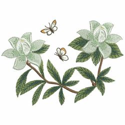 Gardenias 07(Lg) machine embroidery designs