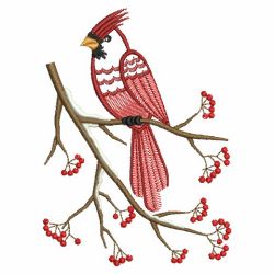 Christmas Cardinals 08(Md) machine embroidery designs