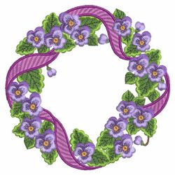 Pansy Delight 2(Md) machine embroidery designs