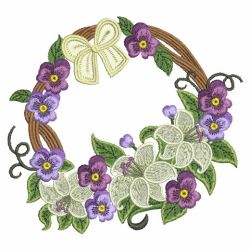 Pansy Delight 2 02(Md) machine embroidery designs