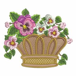 Pansy Delight 2 06(Md) machine embroidery designs