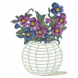 Pansy Delight 2 07(Md) machine embroidery designs
