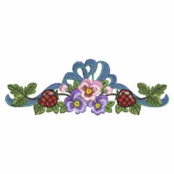 Pansy Delight 2 08(Lg) machine embroidery designs
