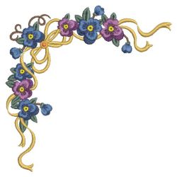 Pansy Delight 2 10(Sm) machine embroidery designs