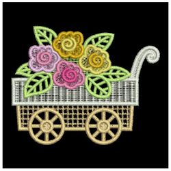 FSL Flower Cart 02 machine embroidery designs
