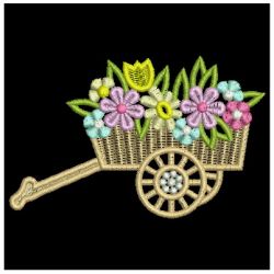 FSL Flower Cart 05 machine embroidery designs