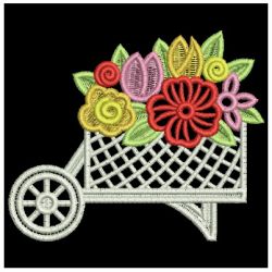 FSL Flower Cart 09 machine embroidery designs