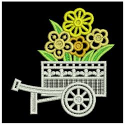 FSL Flower Cart 10 machine embroidery designs
