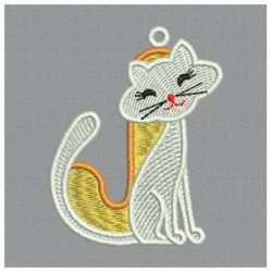 FSL Cat Alphabet 10 machine embroidery designs