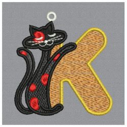 FSL Cat Alphabet 11 machine embroidery designs