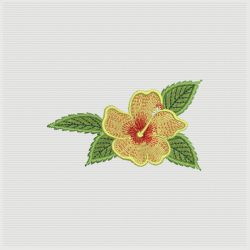 Tropical Hibiscus(Md) machine embroidery designs