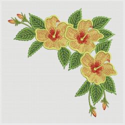 Tropical Hibiscus 04(Sm) machine embroidery designs