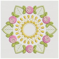 Bullion Rose Quilt 04(Lg) machine embroidery designs