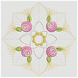 Bullion Rose Quilt 07(Md) machine embroidery designs