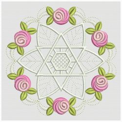 Bullion Rose Quilt 08(Lg) machine embroidery designs