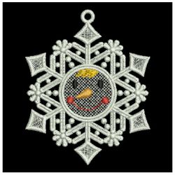 FSL Funny Snowflakes 08 machine embroidery designs