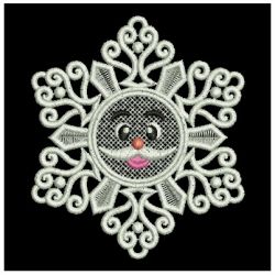 FSL Funny Snowflakes 10 machine embroidery designs