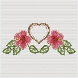 Tropical Hibiscus 2 05(Md) machine embroidery designs